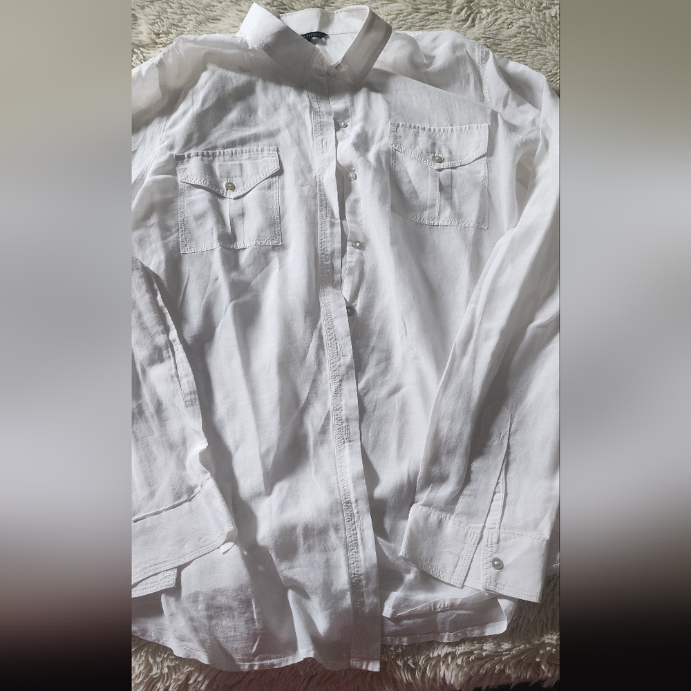 Victoria's Secret Womens Crisp White Shirt Jacketwomen